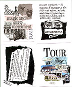 front of single-sheet zine